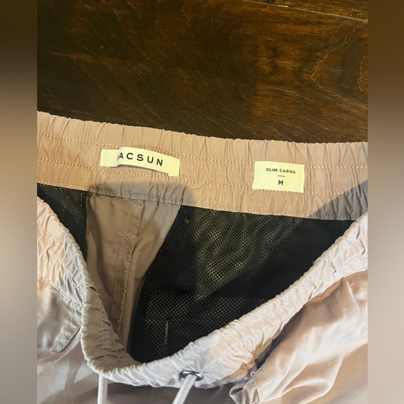 Pacsun Cargo Pants Size  Pink Slim Fit Pockets‎ Tapered Mens M - Picture 2 of 9